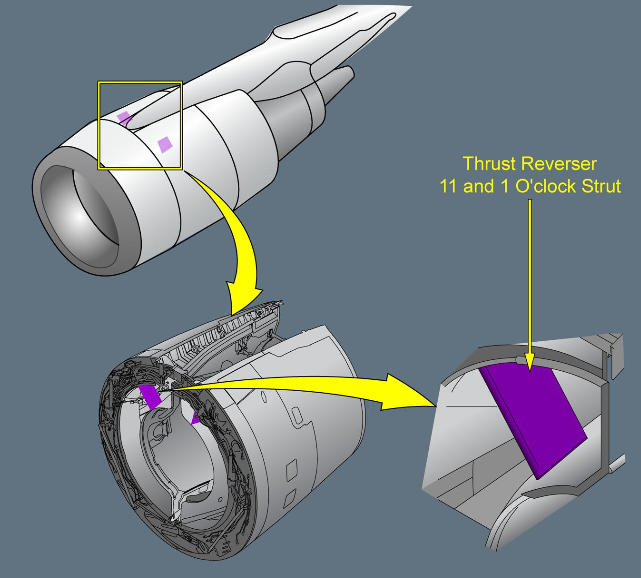 ILLUSTRATION THRUST REVERSER 11 AND 1 O ILLUSTRATION THRUST REVERSER 11 AND 1 O