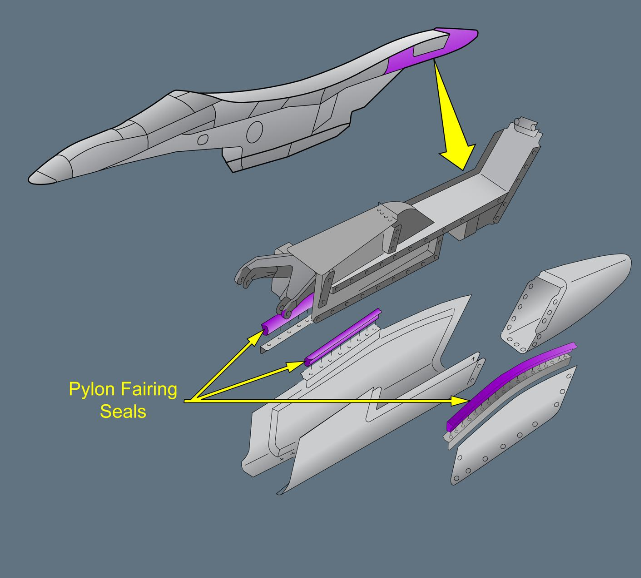 ILLUSTRATION PYLON FAIRING SEAL